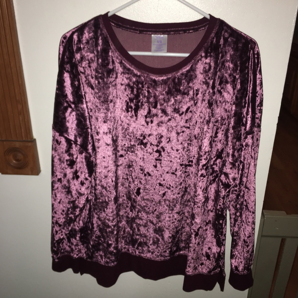 Secret Teasures Velvet-like Top XL